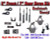 1999 - 2007 Chevrolet Silverado GMC Sierra 1500 4WD 5" / 7" Drop Kit + Shocks