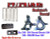 1999 - 2007 Silverado Sierra 1500 3" LIFT Spindles AND 2" Rear Blocks 3"/2" KIT