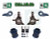 2000 - 2006 Chevrolet GMC SUV Yukon Suburban 5" / 3" Lift Kit Spindle + EXTENDER