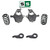 4"/4" Spindle Key Drop Lowering Kit FOR 00-06 Chevy GMC Cadillac SUV 2WD 4WD