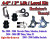 2000- 2006 Chevrolet GMC 1500 4"-6" / 3" Lift Kit Spindles Spacer TOOL Keys EXT