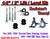 2000- 2006 Chevrolet GMC 1500 4" - 6" / 2" Lift Kit Spindles key Spacer + SHOCKS