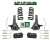 2002 - 2008 Dodge Ram 1500 2WD 6.5" Front 4" Rear Spindle LIFT COILS Lift Kit V8