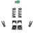 2"/4"-5" Coil Lowering Drop Kit FOR 02-08 Dodge Ram 1500 2WD RWD V6