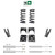 3"/4"-5" Coil Lowering Drop Kit + Shocks FOR 02-08 Dodge Ram 1500 2WD RWD V8