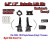 2005 - 2016 Toyota Tacoma 6 Lug / Prerunner 6.5" / 3" Lift Kit Spindles, Brakes