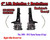 2005 - 2018 Toyota Tacoma 6 Lug / Prerunner 4" inch Lift Spindles Brakelines 2WD