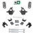 4"/5"-6" Spindle Coil Drop Kit + Rear Shocks FOR 07-13 Silverado Sierra 1500 V8