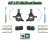 2007 - 17 Chevy Silverado GMC Sierra 1500 4.5" / 2" Spindle LIFT KIT 2WD SHOCKS