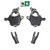 2"/1"-2" Spindle Drop Lowering Kit FOR 07-13 Chevy Silverado GMC Sierra 1500