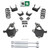 4"/6" Spindle Coil Drop Kit + Rear Shocks FOR 07-13 Silverado Sierra 1500 V8