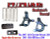 2007 - 2014 Silverado Sierra 1500 3" LIFT Spindles AND 2" Rear Blocks 3"/2" KIT