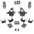 4/6 Spindle Coil Drop Kit 14-16 Cast Silverado Sierra V8