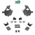 3-4/7 Spindle/Relocator Lowering Kit 2014-2018 Silverado Sierra 1500 2WD/4WD