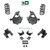 4/5-6 Spindle/Coil Lowering Kit 14-18 Chevy Silverado GMC Sierra 1500 V8 2WD/4WD