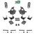 4/6 Spindle/Coil Lowering Kit 14-18 Chevy Silverado GMC Sierra 1500 V8 2WD/4WD