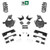 4/7 Spindle/Coil Lowering Kit C-Notch 2014-2018 Silverado Sierra 1500 V6 2WD/4WD