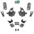 5/8-9 Spindle/Coil Lowering Kit 14-18 Chevy Silverado GMC Sierra 1500 V6 2WD/4WD
