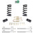 2/2 Coils Lowering Kit with Front and Rear Shocks for 1982–2003 Chevy S10 GMC S15 Sonoma 2WD I4