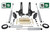 2001 - 2009 Ford Ranger 2WD 5"/5" Lift Kit Spindles/Front Spacers/Blocks/4 Shocks