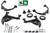 1999-2006 Chevrolet Silverado / GMC Sierra 1500 2WD 3" Drop Arms SET (Uppers / Lowers)