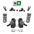 88-98 Chevy GMC C1500 V8 3"/3-4" Drop Kit STD & EXT CAB SPINDLE+COIL+HNGER+SHCKL (No Track Width Cha