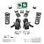 88 - 98 C1500 3" / 5" Spindle + Coil Drop Kit + Shocks (V6) (No Track Width Change)
