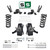 3/3-4 No Track Width Drop Kit + Shocks FOR 88-91 Chevy GMC C1500 Std Cab 2WD V6