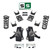 3/5 No Track Width Drop Kit FOR 88-91 Chevy GMC C1500 Std Cab 1" Rotors 2WD V6