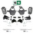 2"/5" Spindle Drop Lowering Kit + Front Shocks + Extenders FOR 00-06 GM SUV