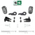2"-3"/5" Torsion Key Drop Kit + Rear Shocks FOR 00-06 Chevy GMC SUV 2WD 4WD