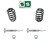 1-2"/4" Adjustable Strut Drop Kit FOR 07-14 GM SUV