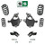 3"/3" Spindle + Coil Lowering Kit + Extenders FOR 07-14 Chevy Tahoe GMC Yukon