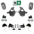 3–4"/5" Adjustable Spindle Relocator Drop Kit FOR 07-14 Tahoe Yukon Escalade