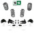 3"/5" Coil Lowering Kit with Extenders & Autoride Rods FOR 07-14 Tahoe Yukon