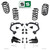 3"/5" Coil Lowering Kit with Upper Arms & Autoride Rods FOR 07-14 Tahoe Yukon