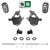 3-4"/4" Spindle Relocator Drop Kit + Shocks FOR 07-14 Tahoe Yukon Escalade