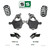 2"/3" Spindle Lowering Kit + Extenders & Air Rods FOR 07-14 Tahoe Yukon Escalade