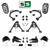 4"/6" Full Control-Arm Drop Kit + Extenders FOR 07-14 Chevy Tahoe GMC Yukon