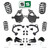 4"/5" Spindle Coil Arm Drop Kit + Extenders/Rods FOR 07-14 Chevy Tahoe GMC Yukon