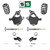 3-4"/3" Spindle Strut Drop Kit + Extenders & Rods FOR 07-14 Tahoe Yukon Escalade