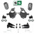 3–4"/5" Adjustable Spindle Cup Drop Kit FOR 07-14 Chevy Tahoe GMC Yukon Escalade