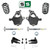 3–4"/6" Adjustable Front Strut & Spindle Drop Kit FOR 07-14 Chevy GMC SUV