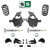 3-4"/6" Adjustable Strut & Spindle Drop Kit + Extenders FOR 07-14 Tahoe Yukon