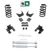 2/5-6 Coil Drop Kit + Rear Shocks 07-13 Chevy Silverado GMC Sierra 1500 V6