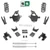 3/3-4 Spindle Coil Drop Kit + Shocks 07-13 Chevy Silverado GMC Sierra 1500 V6