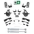 3/6 Spindle Coil Drop Kit + Rear Shocks + C-Notch 07-13 Silverado Sierra 1500 V6