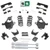 4/5-6 Spindle Coil Drop Kit + Shocks + C-Notch 07-13 Silverado Sierra 1500 V8