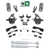 4/8-9 Spindle Coil Drop Kit + Shocks + C-Notch 07-13 Silverado Sierra 1500 V6