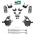 5/6 Spindle Coil Drop Kit + Rear Shocks 07-13 Chevy Silverado GMC Sierra 1500 V6
